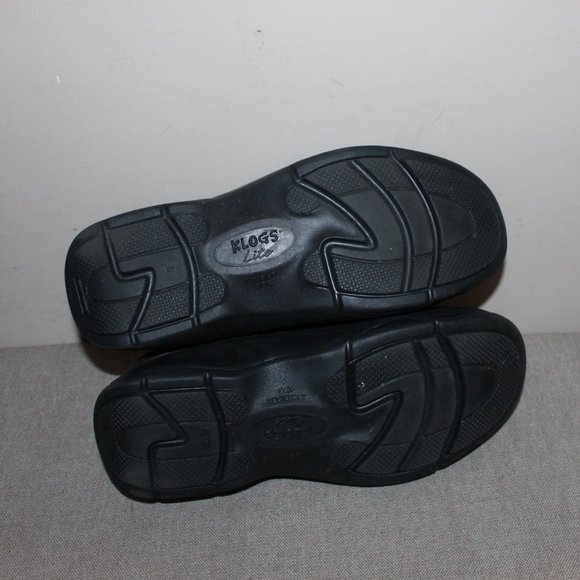 KLOGS FOOTWEAR LITE RUBBER CLOGS - 9 - BLACK NON MARKING/SLIP RESISTANT - Picture 5 of 7